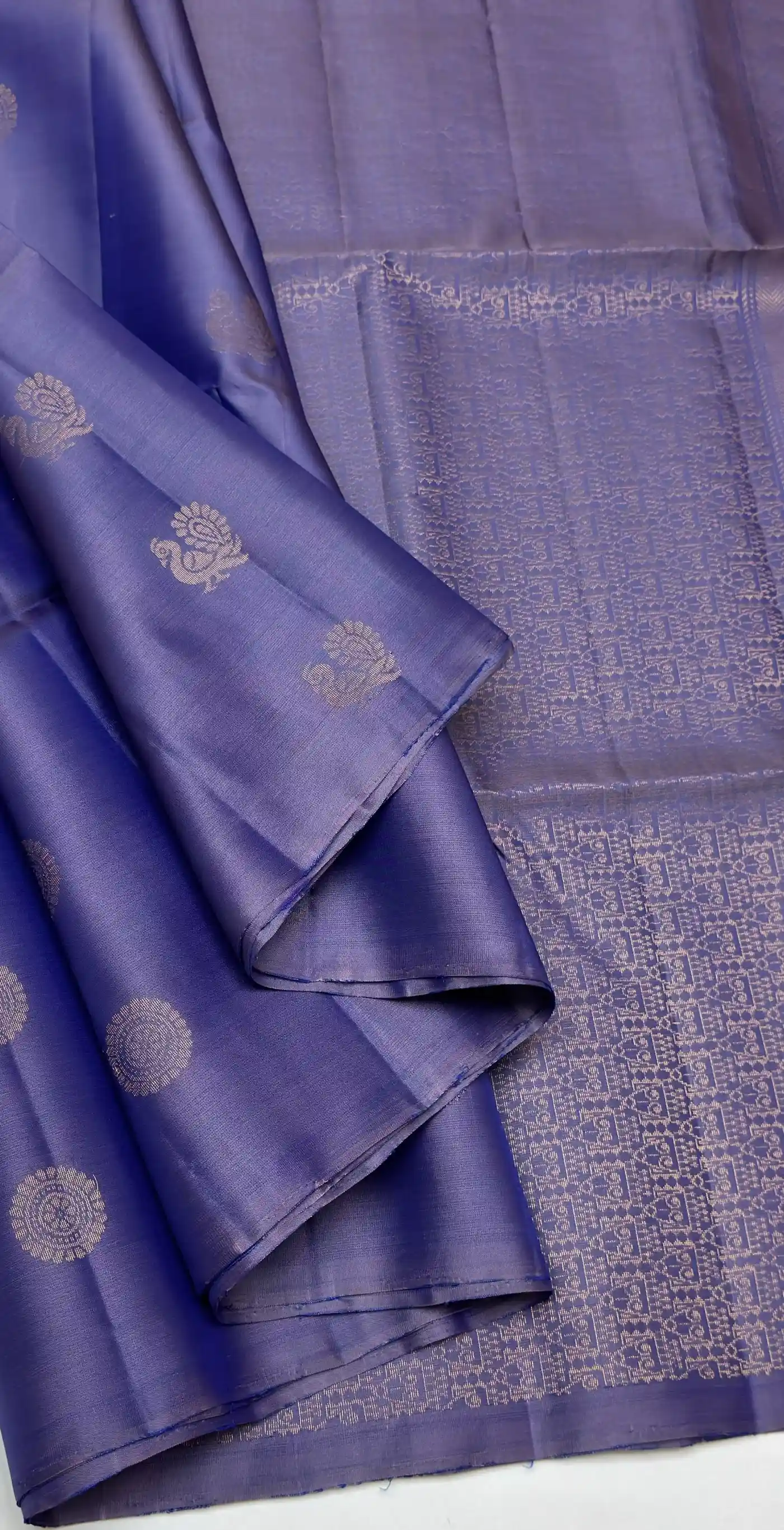 Peacock Design Kanchipuram Soft Silk